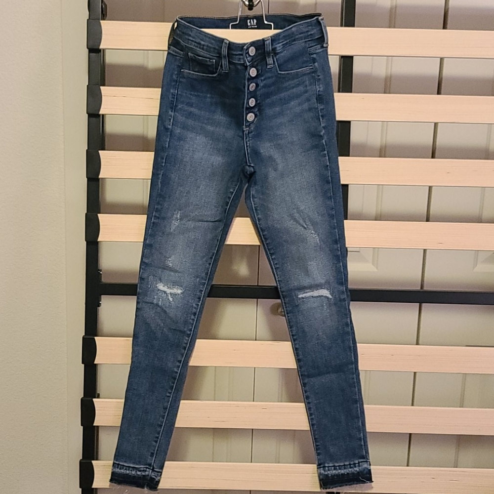 High waisted jegging